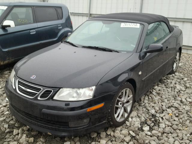 YS3FH76Y346012969 - 2004 SAAB 9-3 AERO BLACK photo 2