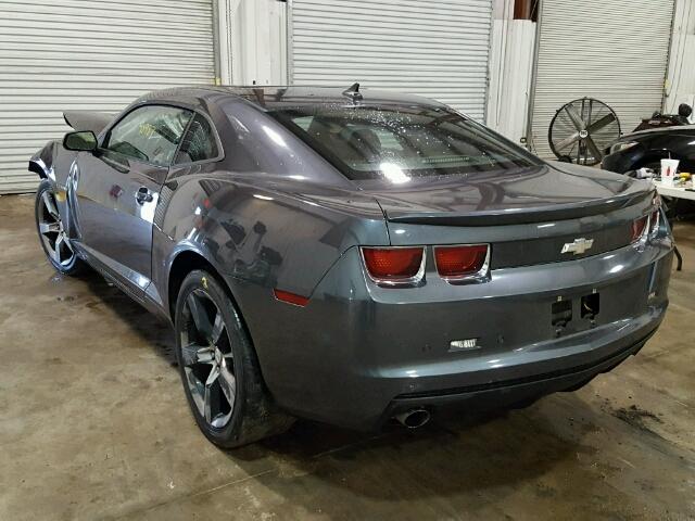 2G1FC1EV7A9155916 - 2010 CHEVROLET CAMARO LT GRAY photo 3