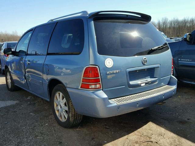 2MRDA22257BJ01114 - 2007 MERCURY MONTEREY L BLUE photo 3