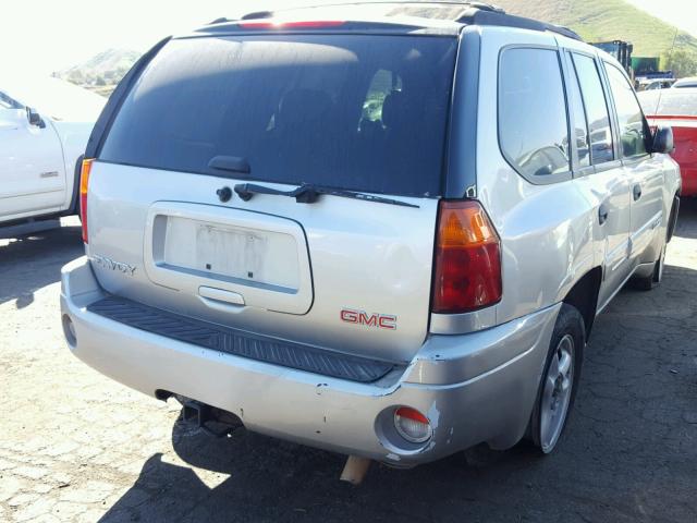 1GKDT13S842435648 - 2004 GMC ENVOY SILVER photo 4