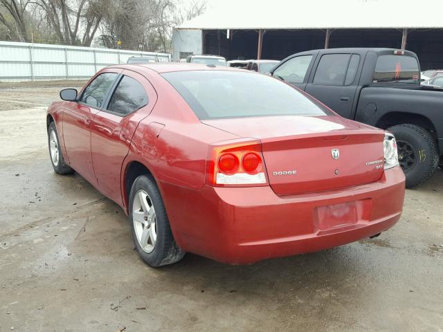 2B3KA33V59H501474 - 2009 DODGE CHARGER SX RED photo 3