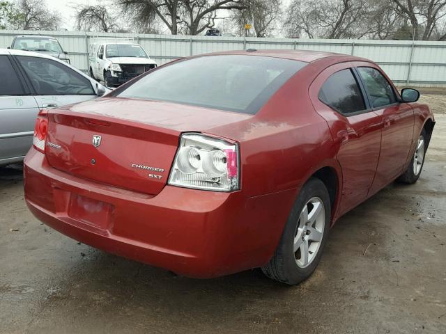 2B3KA33V59H501474 - 2009 DODGE CHARGER SX RED photo 4