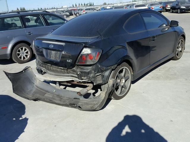 JTKDE177160076064 - 2006 TOYOTA SCION TC BLACK photo 4