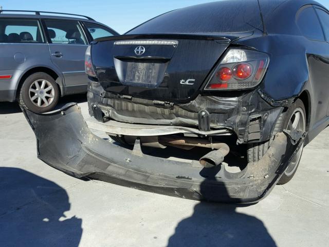 JTKDE177160076064 - 2006 TOYOTA SCION TC BLACK photo 9