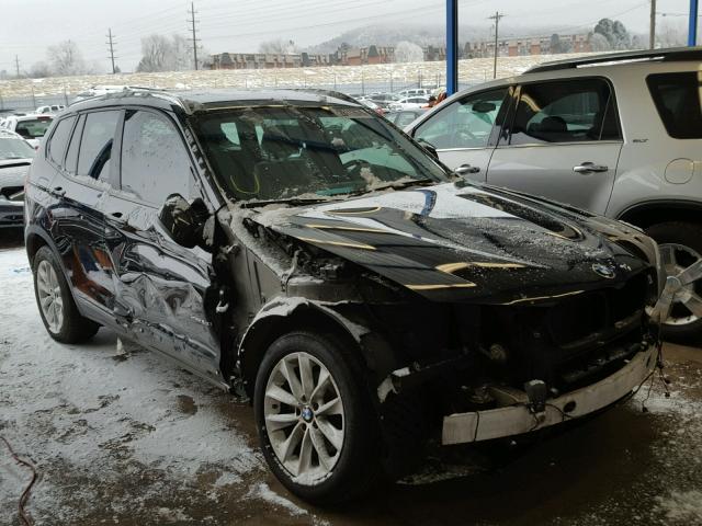 5UXWX9C57D0A27429 - 2013 BMW X3 XDRIVE2 Черный фото 1