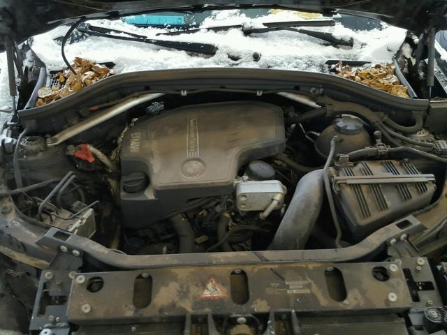 5UXWX9C57D0A27429 - 2013 BMW X3 XDRIVE2 Черный фото 7