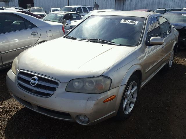 JN1DA31D02T426227 - 2002 NISSAN MAXIMA GLE TAN photo 2