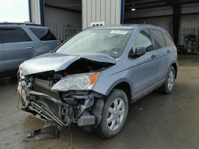 JHLRE48528C001051 - 2008 HONDA CR-V EX BLUE photo 2