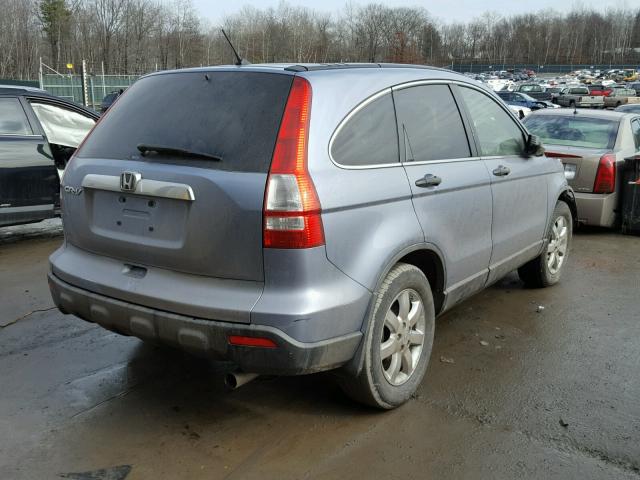 JHLRE48528C001051 - 2008 HONDA CR-V EX BLUE photo 4