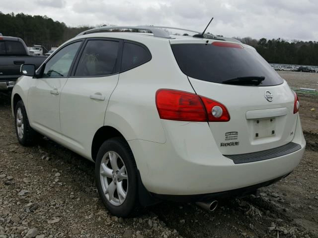 JN8AS58T68W018395 - 2008 NISSAN ROGUE S WHITE photo 3