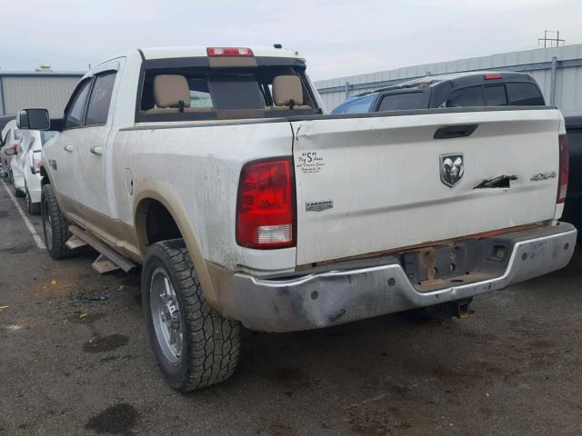 3D7UT2CL1BG525583 - 2011 DODGE RAM 2500 WHITE photo 3