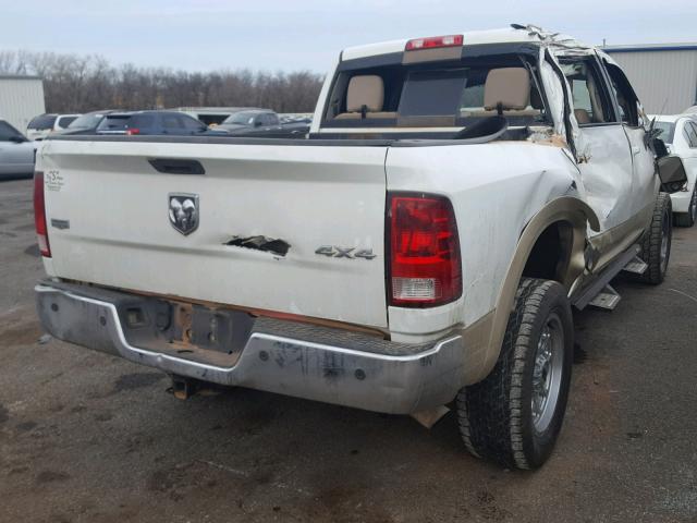 3D7UT2CL1BG525583 - 2011 DODGE RAM 2500 WHITE photo 4