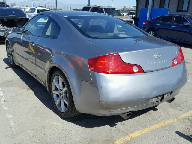 JNKCV54E33M203218 - 2003 INFINITI G35 GRAY photo 3