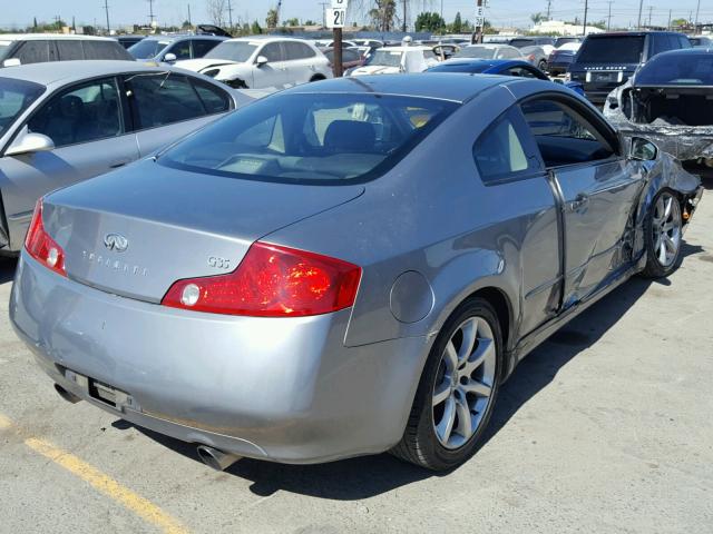 JNKCV54E33M203218 - 2003 INFINITI G35 GRAY photo 4