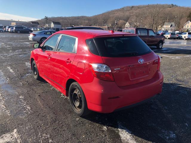 2T1KU40E99C070146 - 2009 TOYOTA COROLLA MA RED photo 3