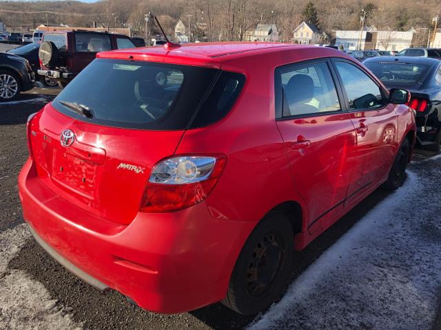 2T1KU40E99C070146 - 2009 TOYOTA COROLLA MA RED photo 4