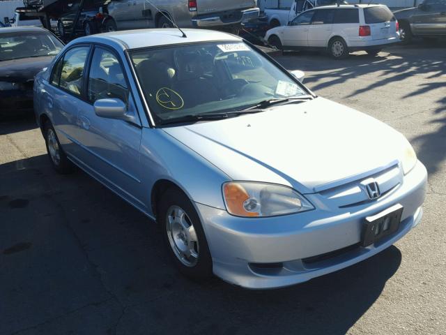 JHMES96613S028512 - 2003 HONDA CIVIC HYBR BLUE photo 1