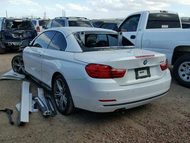 WBA3V7C52G5A26496 - 2016 BMW 428 I WHITE photo 3