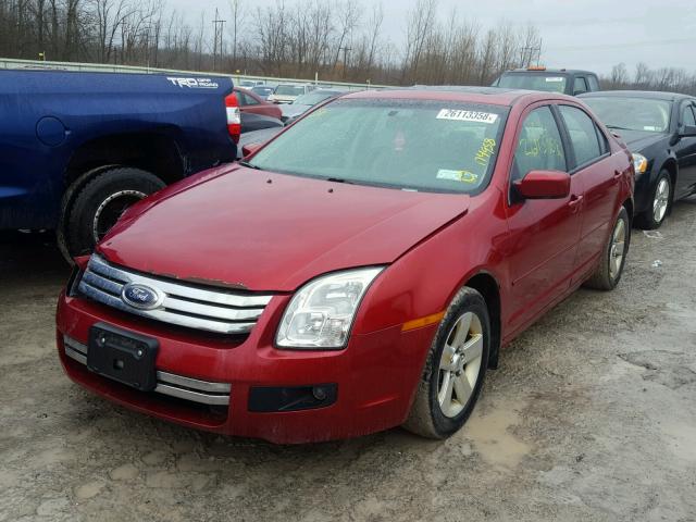 3FAHP07Z28R152608 - 2008 FORD FUSION SE RED photo 2