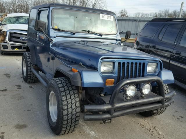 2J4FY29T7KJ161460 - 1989 JEEP WRANGLER / BLUE photo 1