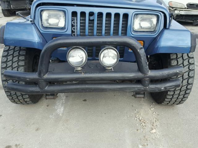 2J4FY29T7KJ161460 - 1989 JEEP WRANGLER / BLUE photo 10