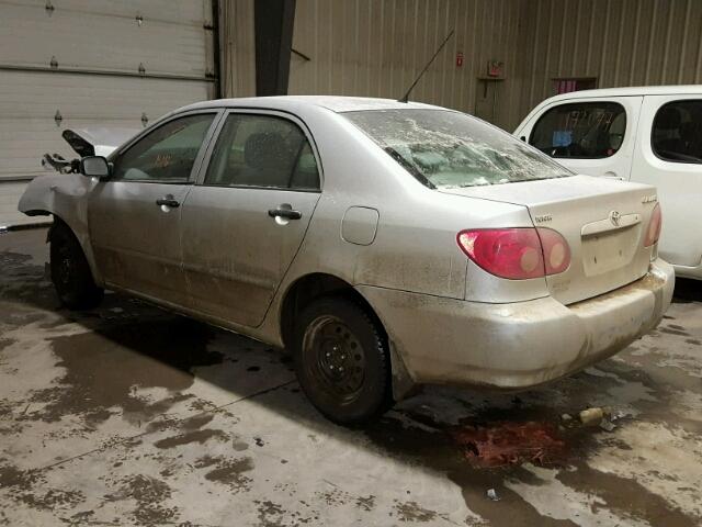 2T1BR32E16C602283 - 2006 TOYOTA COROLLA CE SILVER photo 3