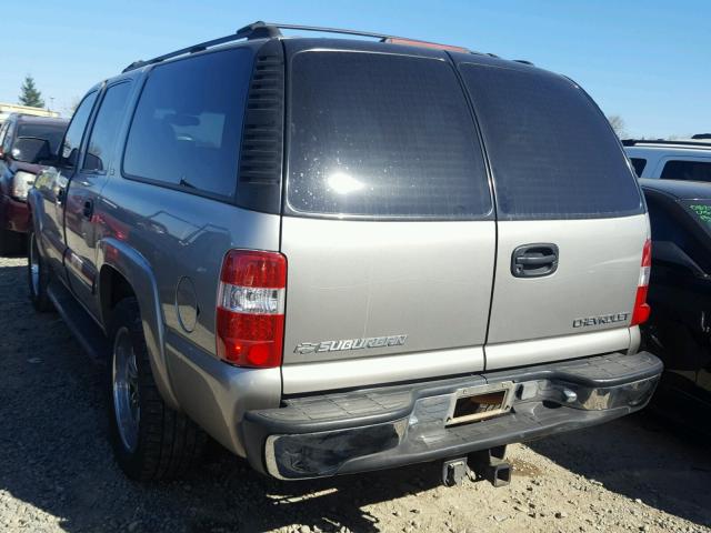 3GNFK16T81G164676 - 2001 CHEVROLET SUBURBAN K BEIGE photo 3