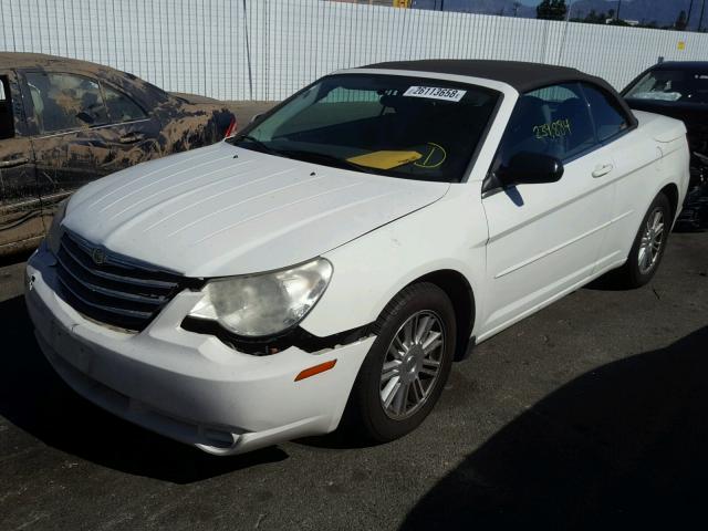 1C3LC45K38N261941 - 2008 CHRYSLER SEBRING WHITE photo 2