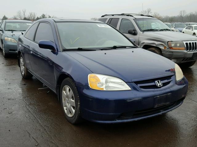 1HGEM22032L040062 - 2002 HONDA CIVIC EX ლურჯი ფოტო 1