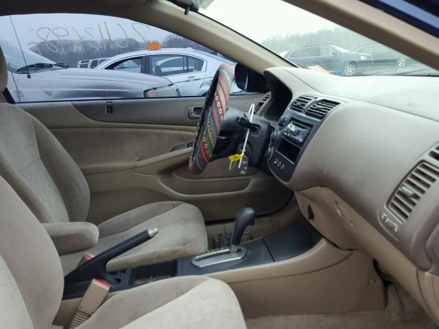 1HGEM22032L040062 - 2002 HONDA CIVIC EX ლურჯი ფოტო 5