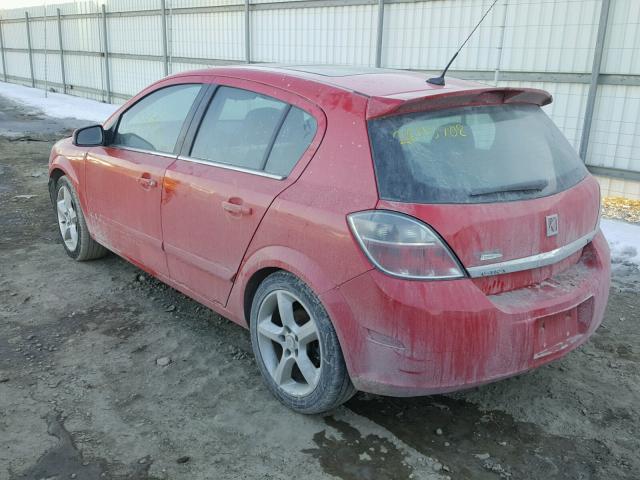 W08AT671085087600 - 2008 SATURN ASTRA XR RED photo 3