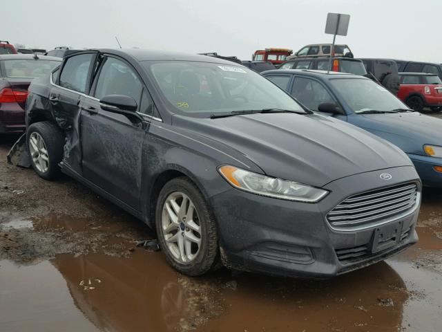 3FA6P0H74DR339122 - 2013 FORD FUSION SE BLACK photo 1