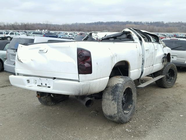 3D7KS28L29G519238 - 2009 DODGE RAM 2500 WHITE photo 4