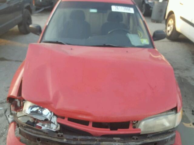 JA3AY26C21U009446 - 2001 MITSUBISHI MIRAGE ES RED photo 7