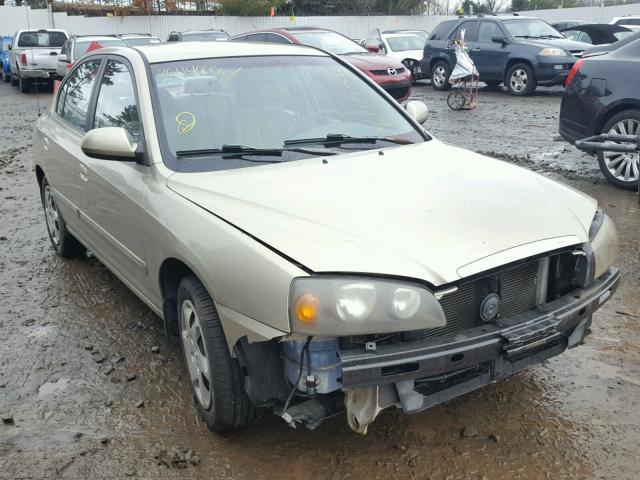 KMHDN46D35U955939 - 2005 HYUNDAI ELANTRA GL GOLD photo 1