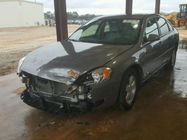 2G1WT58N281316359 - 2008 CHEVROLET IMPALA LT GRAY photo 2