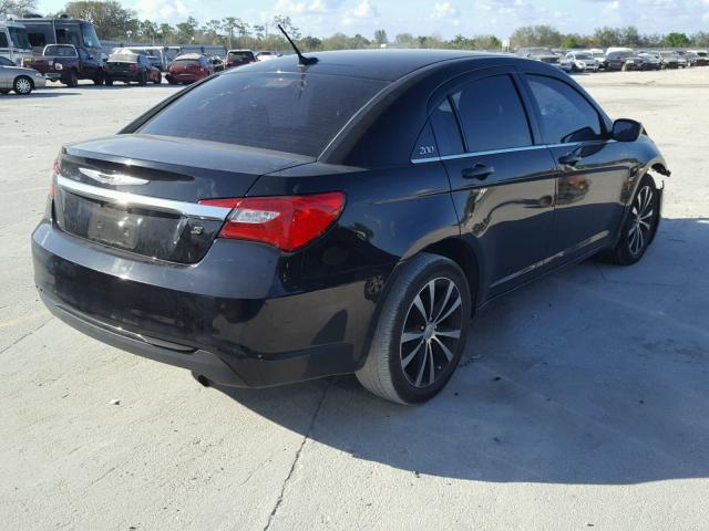 1C3CCBBB4DN651465 - 2013 CHRYSLER 200 TOURIN BLACK photo 4