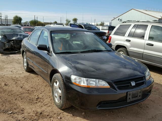 1HGCG1651WA025009 - 1998 HONDA ACCORD EX BLACK photo 1