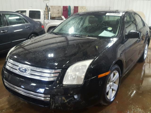 3FAHP07Z17R106749 - 2007 FORD FUSION SE BLACK photo 2