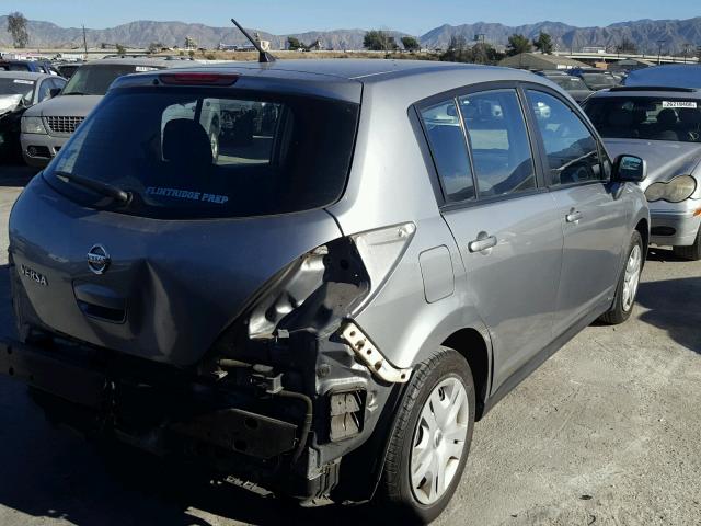 3N1BC1CP0BL380691 - 2011 NISSAN VERSA S SILVER photo 4