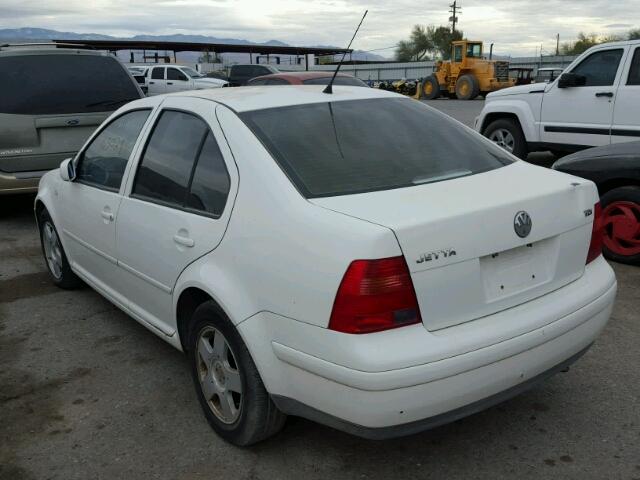 3VWSF29MXYM195152 - 2000 VOLKSWAGEN JETTA GLS WHITE photo 3