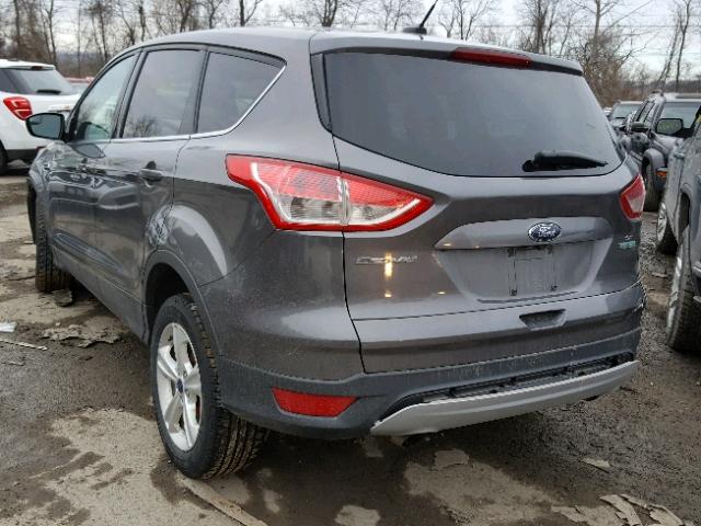 1FMCU0GX5EUA73316 - 2014 FORD ESCAPE SE GRAY photo 3