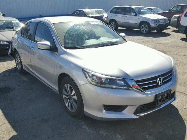 1HGCR2F38DA093836 - 2013 HONDA ACCORD LX SILVER photo 1