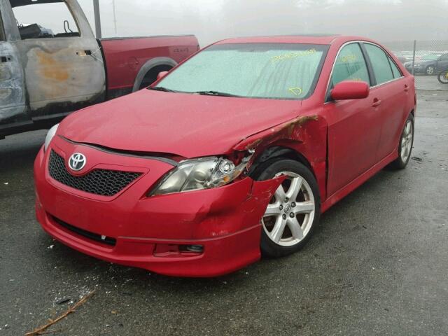 4T1BE46K39U358155 - 2009 TOYOTA CAMRY BASE RED photo 2