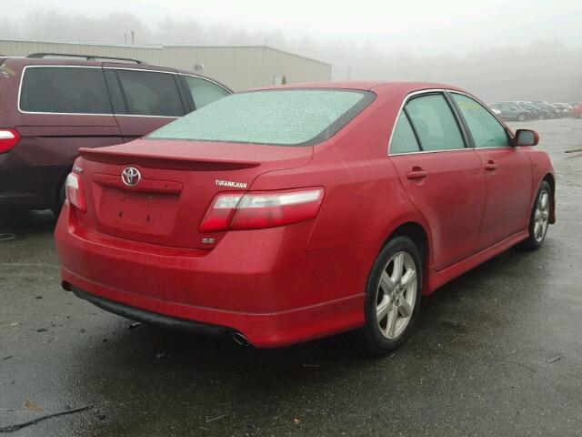 4T1BE46K39U358155 - 2009 TOYOTA CAMRY BASE RED photo 4