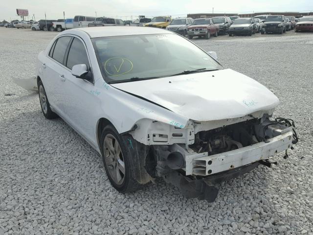 1G1ZC5E01AF190273 - 2010 CHEVROLET MALIBU 1LT WHITE photo 1