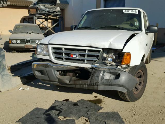 1FTYR14U71PA76531 - 2001 FORD RANGER SUP WHITE photo 9