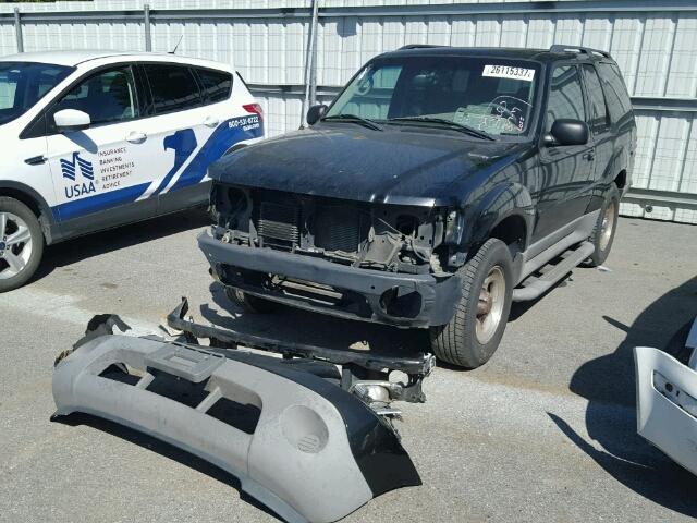 1FMYU60E13UB73041 - 2003 FORD EXPLORER S BLACK photo 2