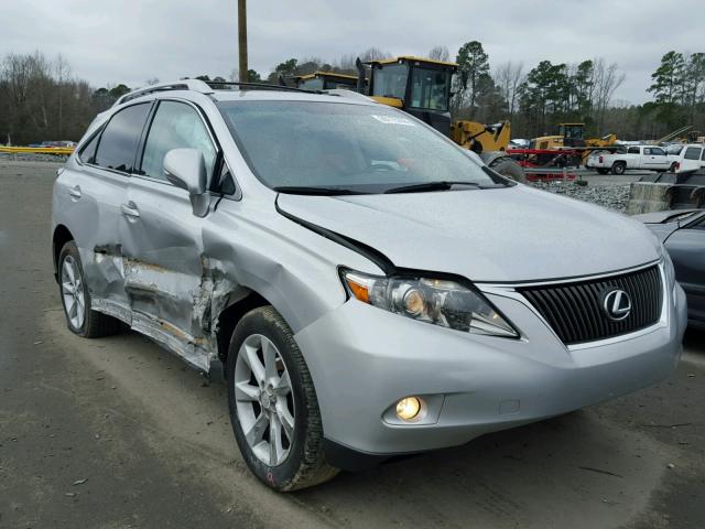 2T2BK1BA5CC128500 - 2012 LEXUS RX 350 SILVER photo 1