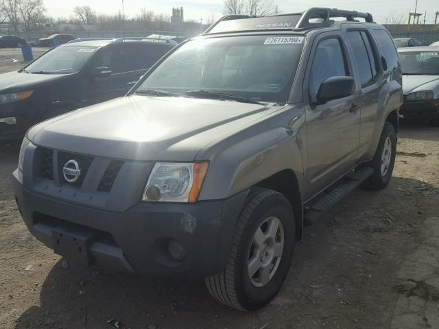 5N1AN08W97C545892 - 2007 NISSAN XTERRA OFF BEIGE photo 2